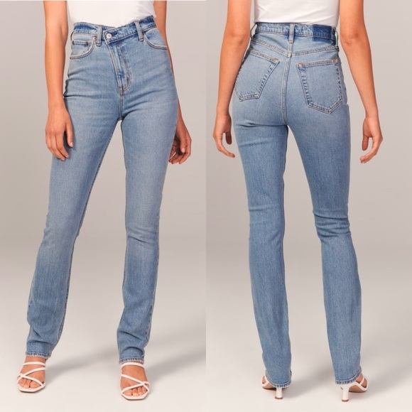 Abercrombie & Fitch Denim - Abercrombie & Fitch Ultra High Rise 90s Slim Straight Jean | Size 24
